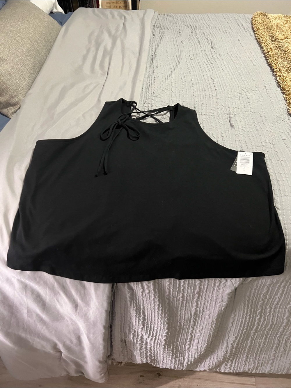 torrid Black Sleeveless Tank with Retail Tag